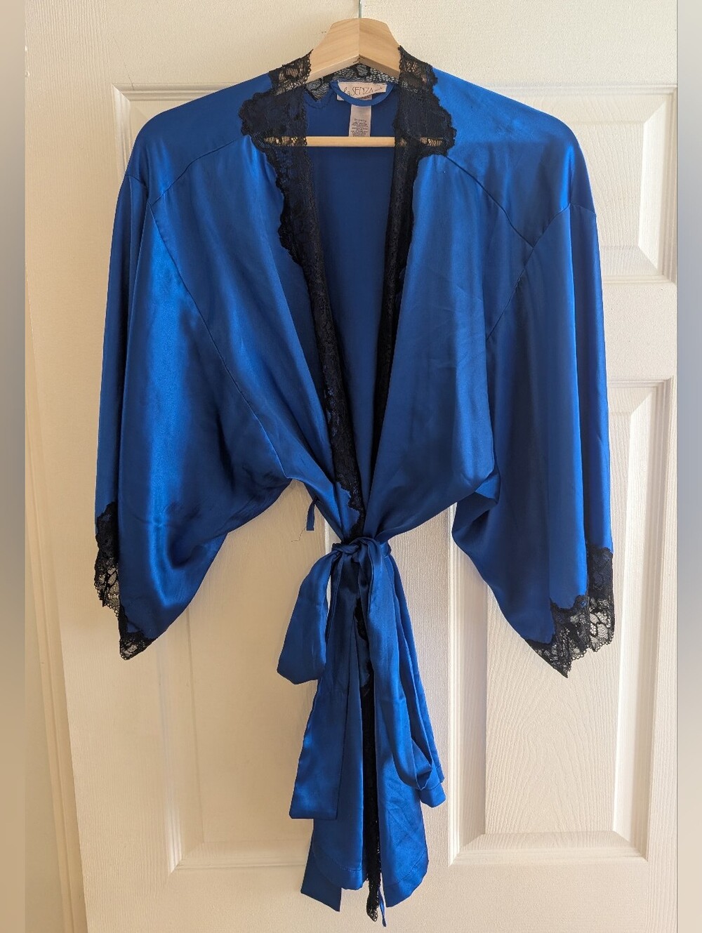Cobalt Blue Lingerie Robe